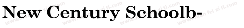 New Century Schoolb字体转换